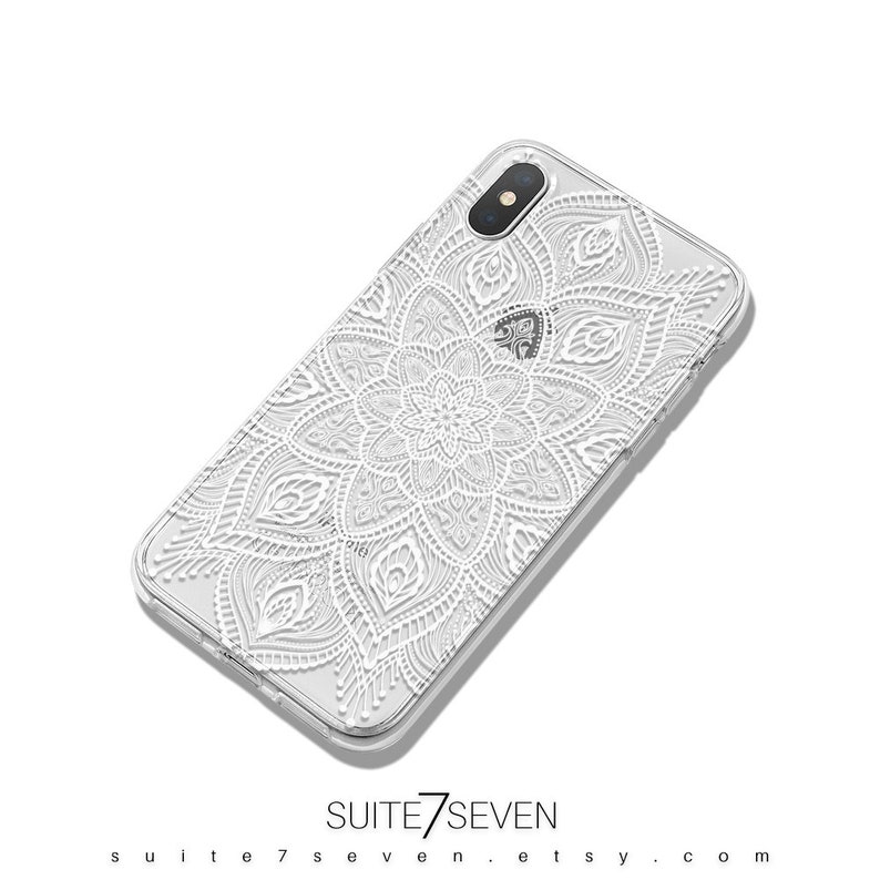 iPhone 12 Case, iPhone 15 Case, iPhone 14 Case, Clear Case, iPhone 13 Case, iPhone Case, iPhone 15 Pro Case, Galaxy Case, Mandala Art Case image 4