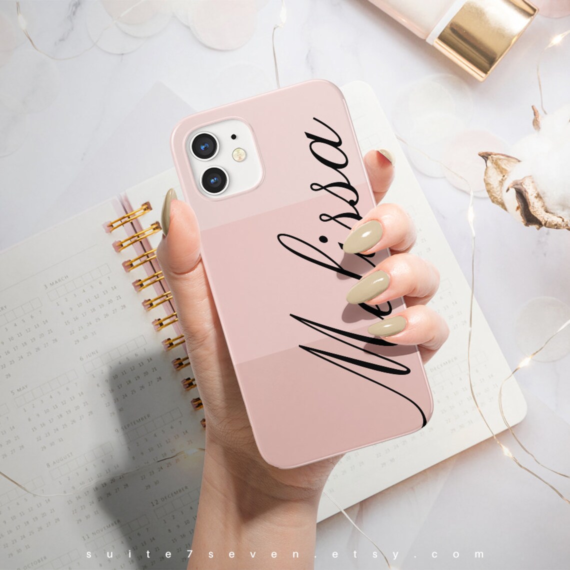Rose Gold iPhone 12 Case Personalized Case iPhone 11 Pro Etsy