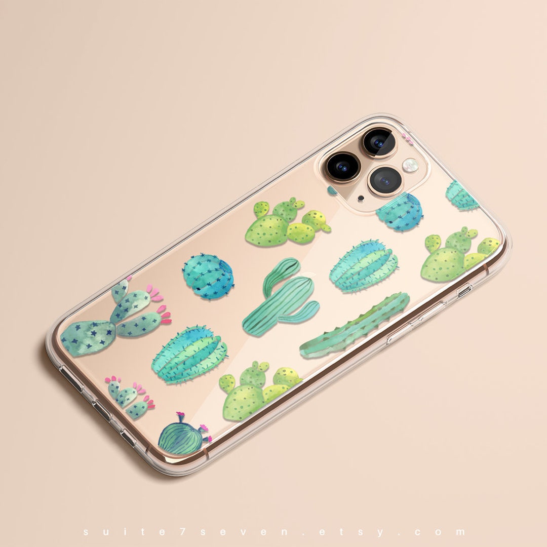 Battery Case Iphone 11 Pro Cases Floral Cactus Clear Case IPhone 17 16e 16  15 14 13 12 11 XS Samsung Galaxy S25 S24 S23 S22 S21 Phone Case TPU Hybrid  Western Country Gift