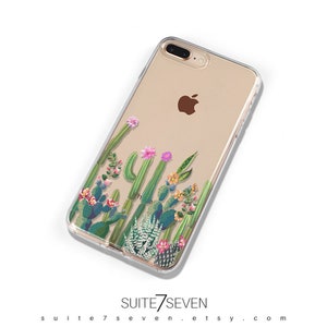 iPhone 12 Case, Cactus, iPhone 15 Case, iPhone 14 Case, iPhone 13 Pro Case, iPhone 11 Case, iPhone Case, Clear, Galaxy Case, Floral, Gift image 5