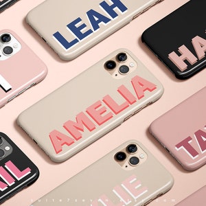 iPhone 14 Pro Case Monogram Case iPhone 15 Case Names iPhone 13 iPhone 11 Pro iPhone 15 Pro Max Cover Personalized iPhone Case Custom Names