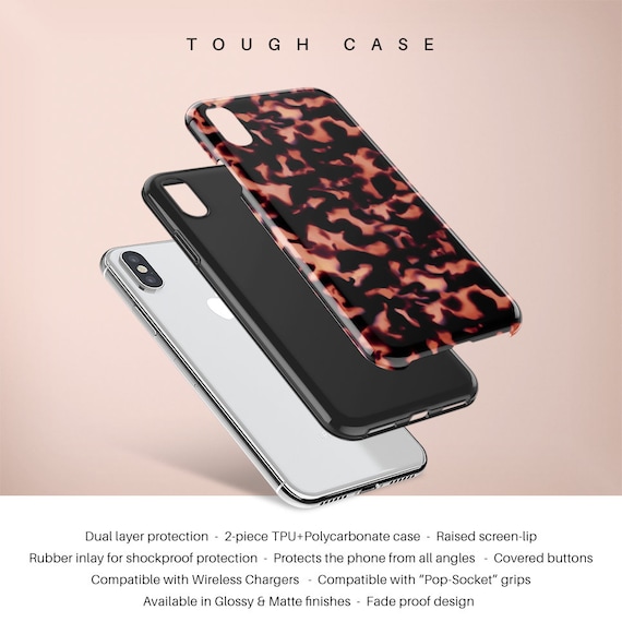 Tortoise Shell Pattern Iphone Case Iphone 12 Case Iphone 11 Etsy 日本