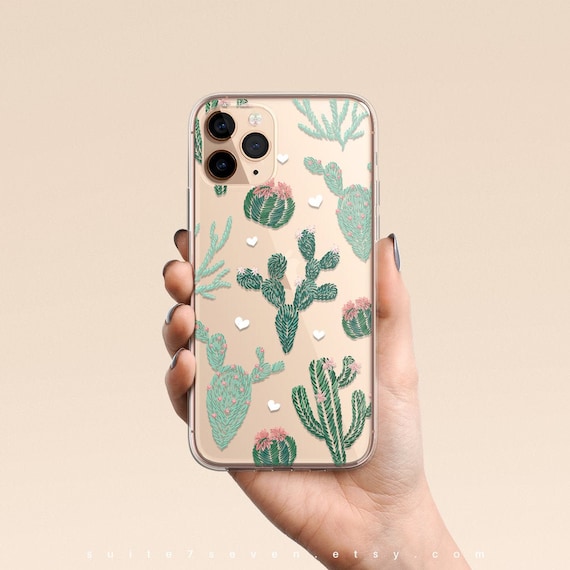 IPhone 15 Case Clear iPhone 14 Case Cactus Succulents Cactus Print iPhone 13 Case iPhone 12 Pro Case iPhone Case Galaxy Case Cacti Etsy UK
