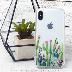 iPhone 15 Pro Case, iPhone 14 Case, iPhone 13 Case, iPhone 12 Case, iPhone 11 Case, Clear Case, Cactus, Succulents, Galaxy S23 Case, Cover