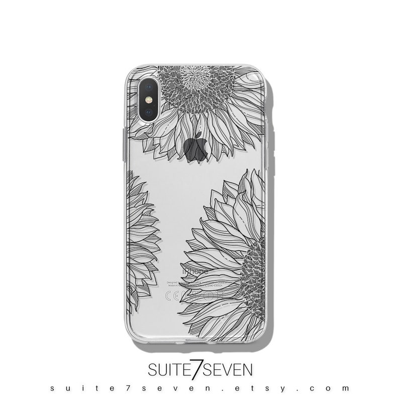 iPhone 12 Case, iPhone 15 Case, iPhone 14 Case, iPhone 13 Case, iPhone 15 Pro Case, iPhone 11 Case, Clear Case, Galaxy Case, Sunflower, Gift image 2