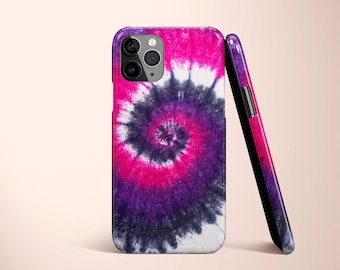 iPhone 12 Case, iPhone 15 Case, Tie Dye, iPhone 14 Case, iPhone 11 Case, Tie Dye Phone Case, Purple, iPhone 13 Case, Galaxy Case, Cover