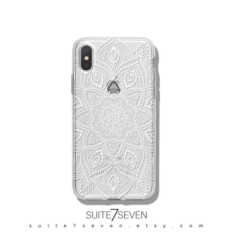 iPhone 12 Case, iPhone 15 Case, iPhone 14 Case, Clear Case, iPhone 13 Case, iPhone Case, iPhone 15 Pro Case, Galaxy Case, Mandala Art Case image 3