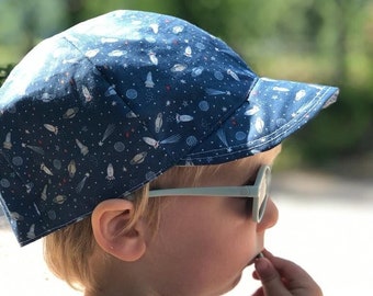 Reversible Cotton Sun Cap