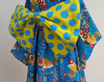 Robe kimono faite à la main pour les filles