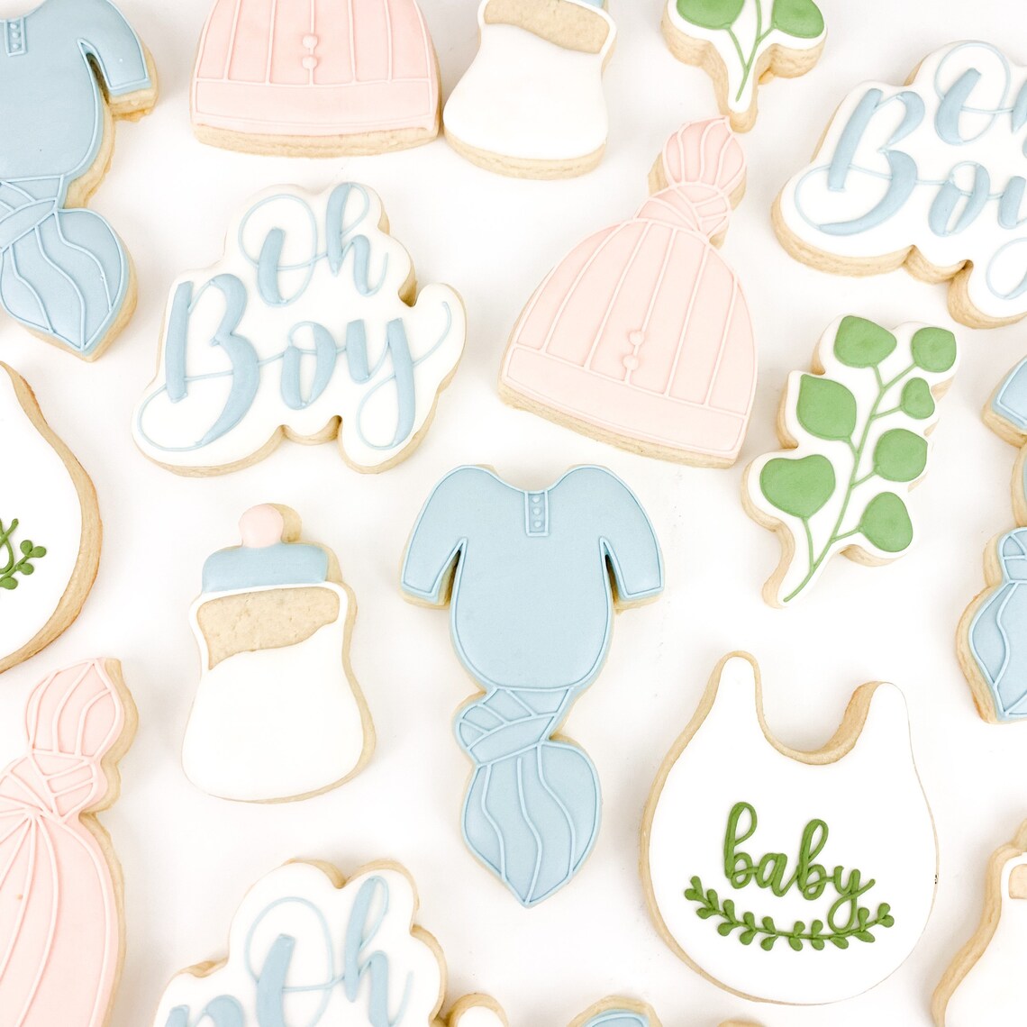 Boho Baby Shower Cookies Oh Boy Baby Shower Cookies Etsy