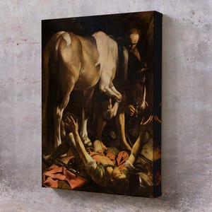 Caravaggio - The Conversion Of Saint Paul, Framed Canvas Wall Art, Large Wall Art, Religious Canvas Print, Religious Canvas Wall Art