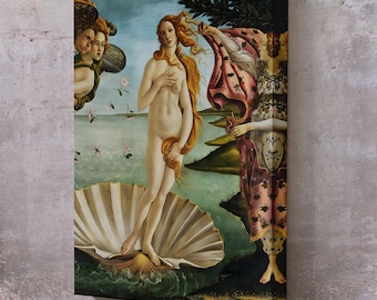 Obraz Botticellego „Narodziny Wenus”, renesansowa dekoracja ścienna na płótnie