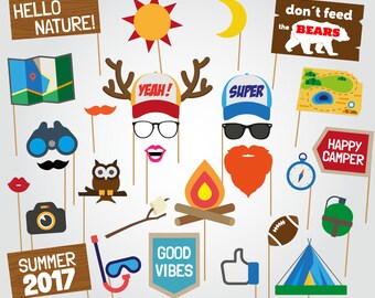 Hunting Photo Booth Props: printable PHOTO Prop - Etsy