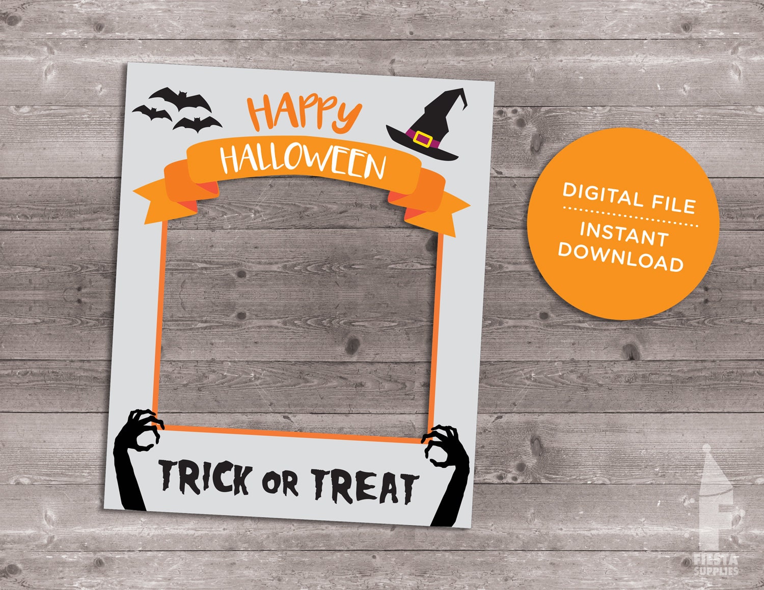 Photobooth Frame Selfie Frame Halloween Ideas My First | Etsy