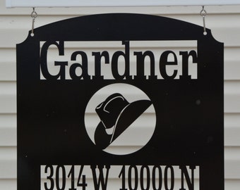 Custom Metal Address Sign | Etsy