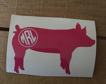 Show Swine Vinyl Decal