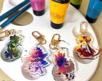 Color Sprite Keychains