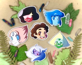 Crystal Gems Sticker Set