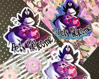 Pets Welcome Sticker