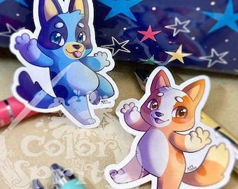 Heeler Sisters Sticker Set