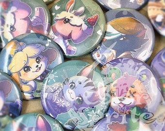 AC Villager Button Set