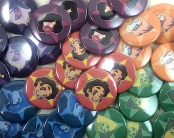 Crystal Gems Button Set