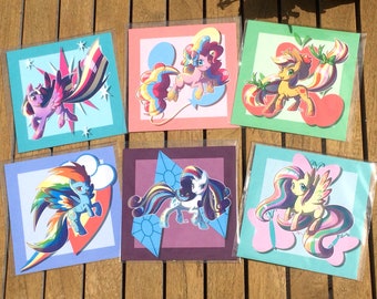 Rainbow Power Mane 6 Prints