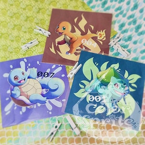 Gen 1 Starter Prints