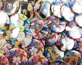 Poncho Critters Button Set