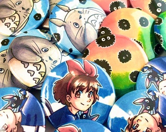 Ghibli Button Set