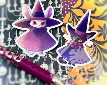 Witch Animals Sticker Set