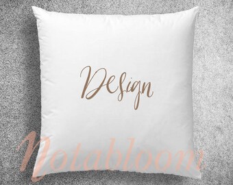 Download Free Close-Up Decorative Pillow Mock-Up / Stock Photo / Art Stock Image / Shop Advertisement PSD Template