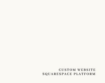 TPL // Squarespace or Shopify - Website Design with up to 8 Pages Included - Photography Website - Wedding Website - Responsive