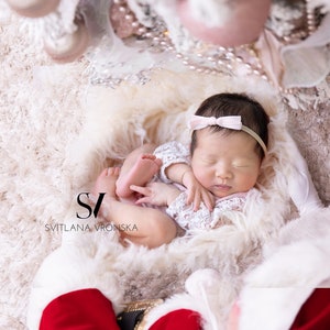 Santa Claus Christmas Digital Backdrop Newborn Digital Background