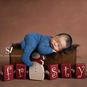Newborn Digital Backdrop Frosty The Snowman Newborn Digital Background for newborn Photography Composite