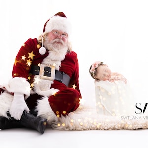 Santa Claus Christmas Digital Backdrop