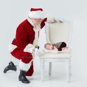 Santa Digital Backdrop Newborn Christmas background Digital Photo Prop for Newborn Photography | Christmas, Winter Prop