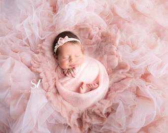 Newborn Digital Backdrop Beautiful Girly Digital Background