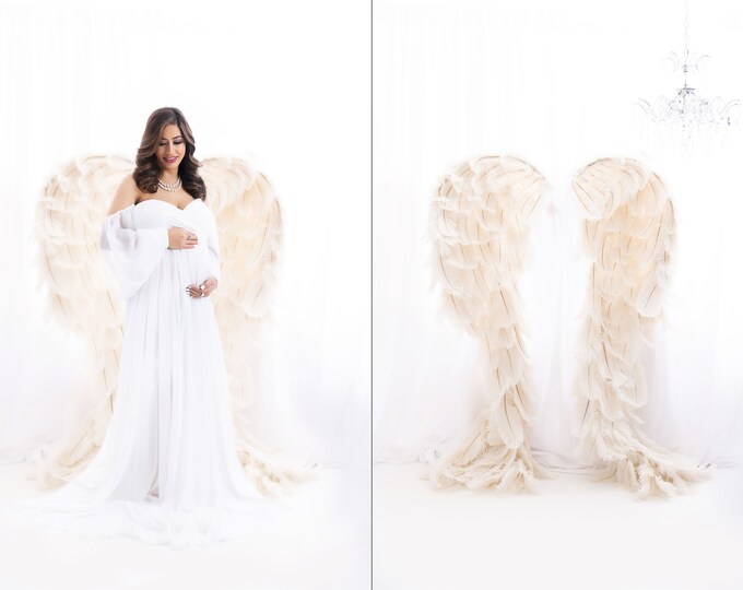 Digital Backdrop Angel Wings Digital Background for Maternity - Etsy