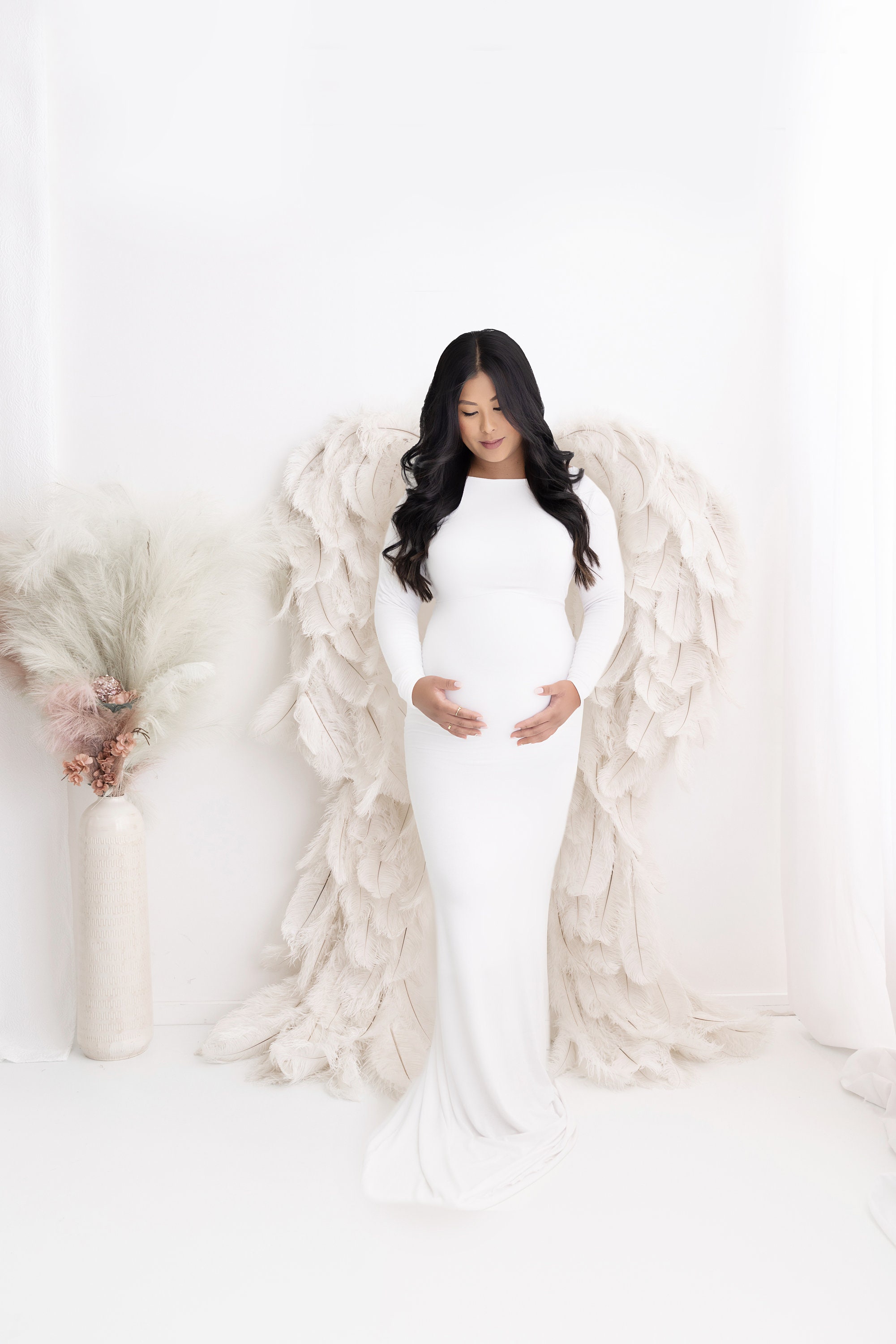 Digital Backdrop Maternity Wings Set of Two Angel Wings Etsy