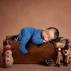 Newborn Digital Backdrop Newborn Digital Background Winter Backdrop Raindeer and a Snowman