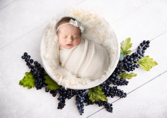 Digital Backdrop Newborn Digital Background White Wooden Bowl | Etsy