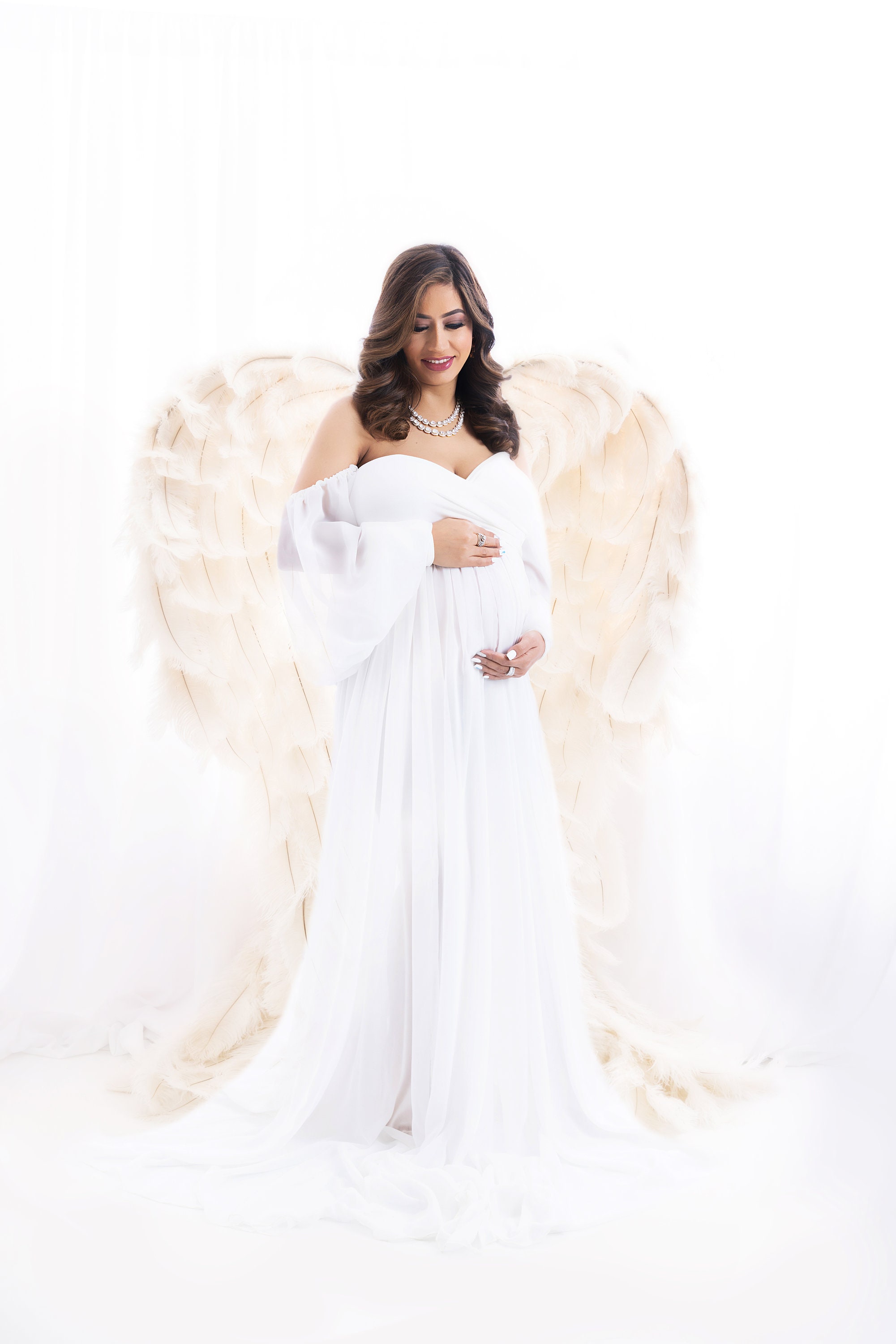 Digital Backdrop Angel Wings Digital Background for Maternity ...