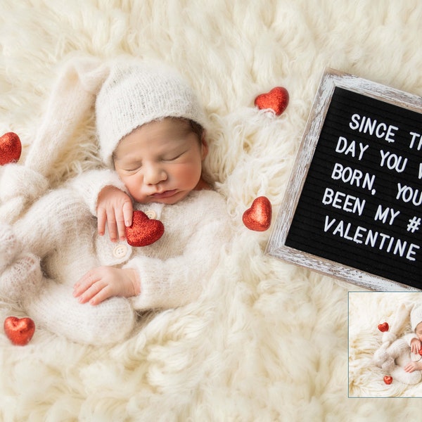 Newborn Digital Backdrop Valentines Day