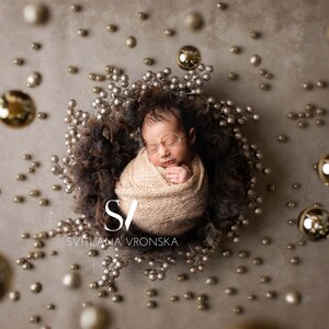 Newborn Digital Backdrop Golden Sparkles Brown Background Newborn Digital Background for Boys and Girls Newborn Photo Backdrop Gold