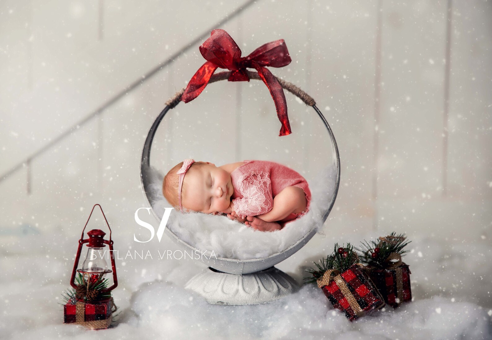 Christmas Newborn Digital Background Winter Newborn Photo - Etsy
