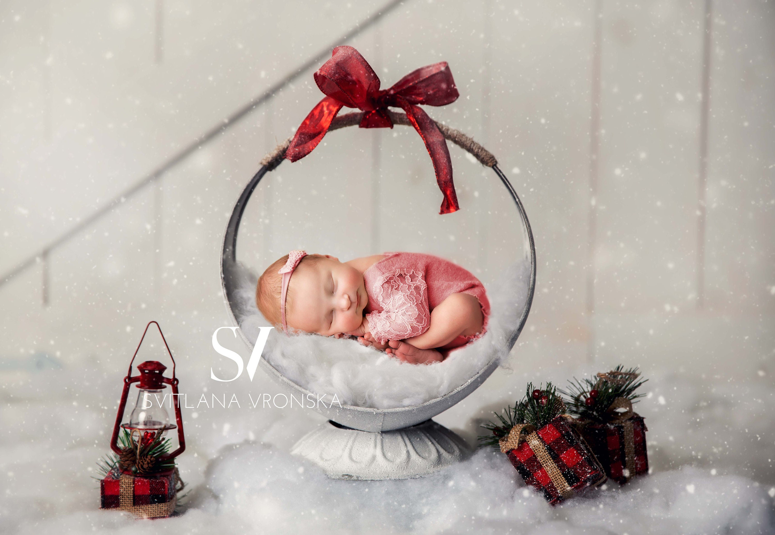 Christmas Newborn Digital Background Winter Newborn Photo | Etsy