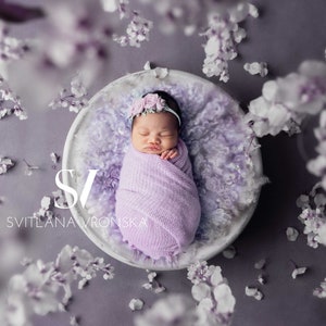 Newborn Digital Backdrop Floral Newborn Composite Newborn Digital Background