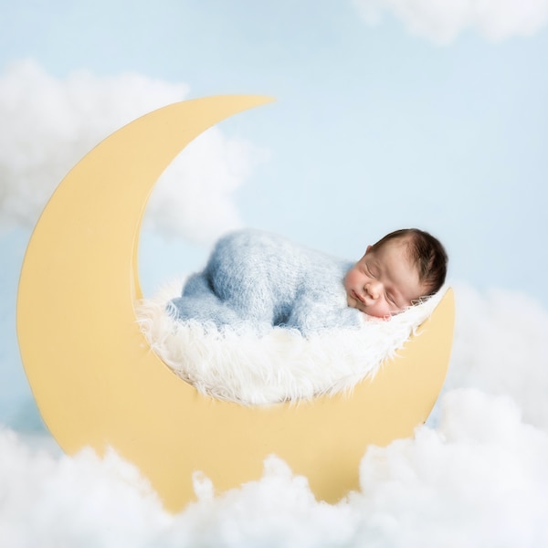 Newborn Digital Backdrop Sky Moon Newborn Photo Prop Newborn Digital Background Digital Background Newborn Photography Photo Prop