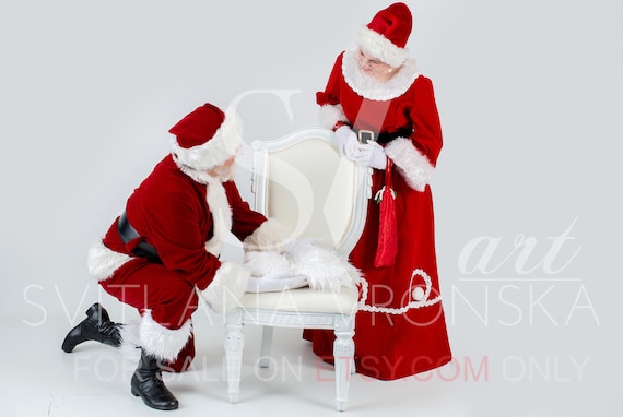 Santa Claus Digital Backdrop Newborn Digital Background Santa Etsy